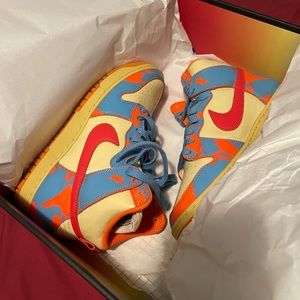 Men Nike Dunk 1985’ “Orange acid wash”